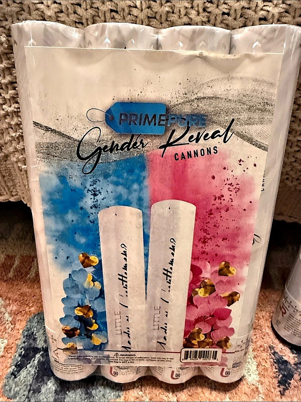 Prime Hope Gender Reveal Cannons Party Supplies